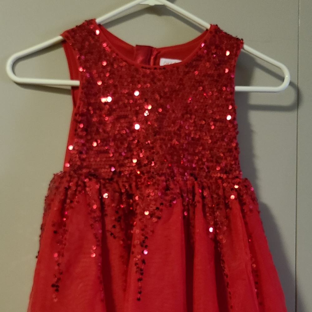 Toddler red dress